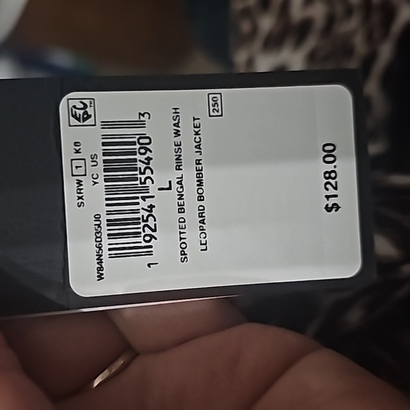 GUESS Women's Leopard-Print Bomber Jacket - Picture 5 of 12